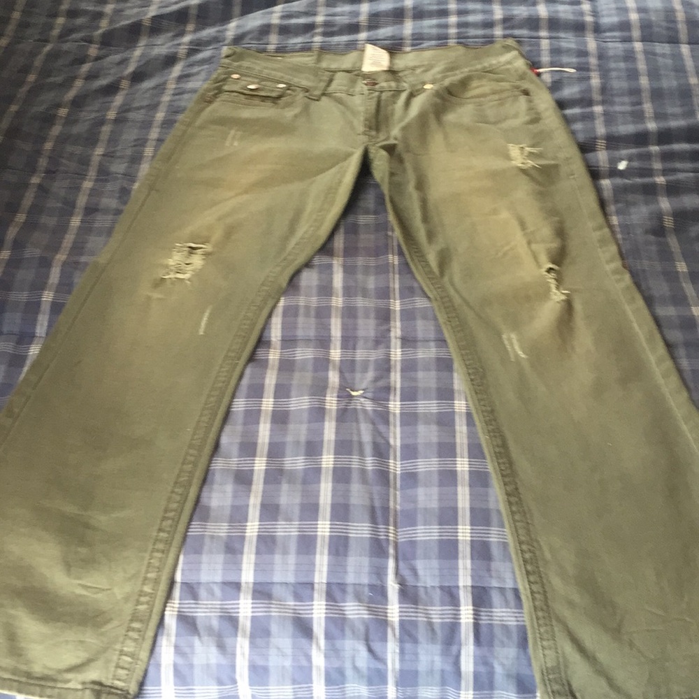 Olive green Jeans